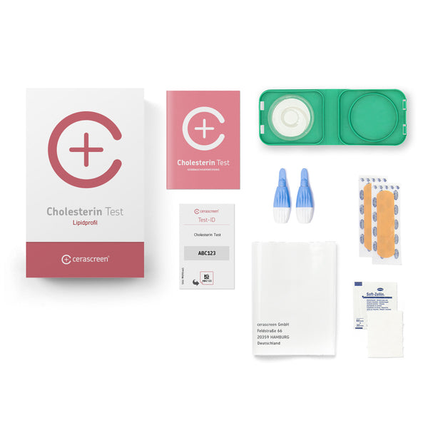 Cholesterin Test | Probe nehmen + einschicken | cerascreen®